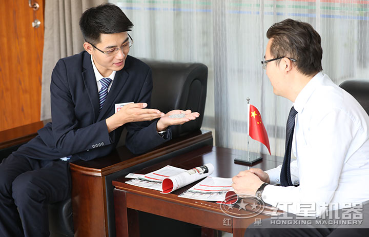 合作共贏，來廠客戶物料展示